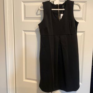 NWT Taylor for A Pea in the Pod Black sleeveless satin maternity dress Medium
